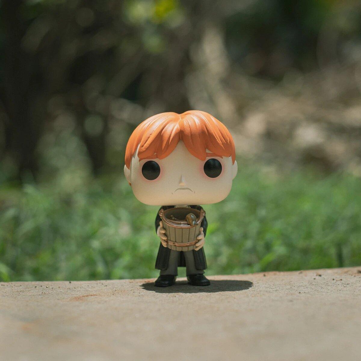 Figurine POP Harry Potter - Ron Puking Slugs Bucket - Geek Store