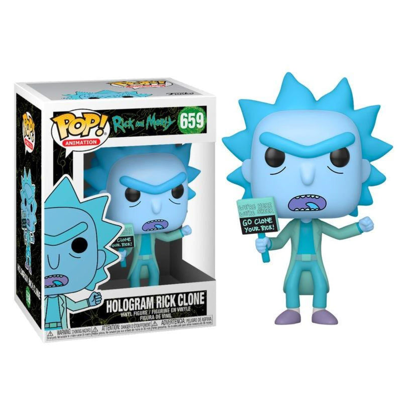 Figurine POP Rick and Morty - Hologram Rick (Clone) Geek Store