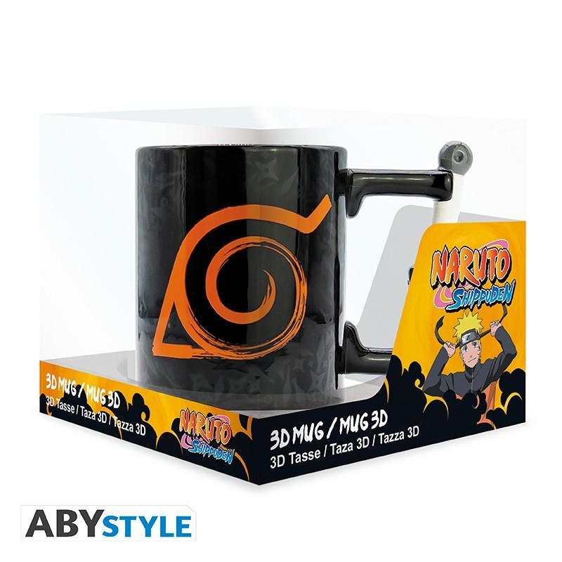 Mug 3D Naruto Shippuden Konoha - Geek Store
