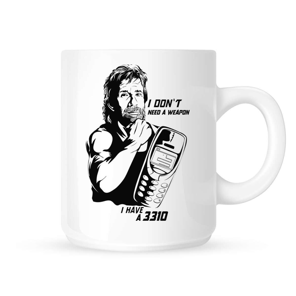 Mug Chuck I Don't Need a Weapon 3310 Geek Store