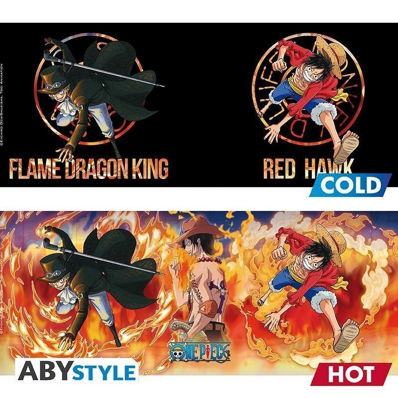 Mug Heat Change One Piece Luffy & Sabo Geek Store