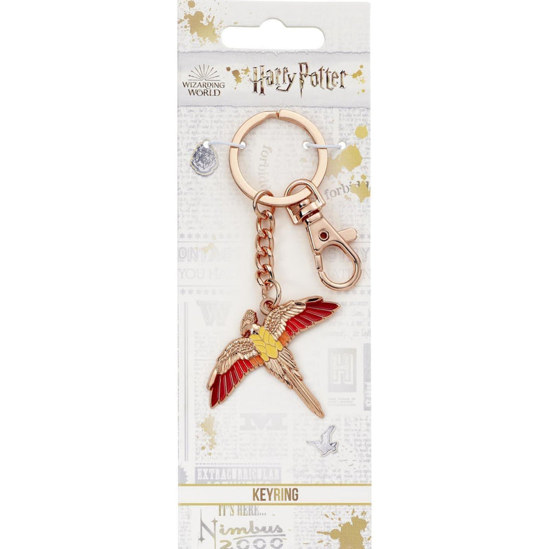 Official Harry Potter Fawkes Keyring Geek Store