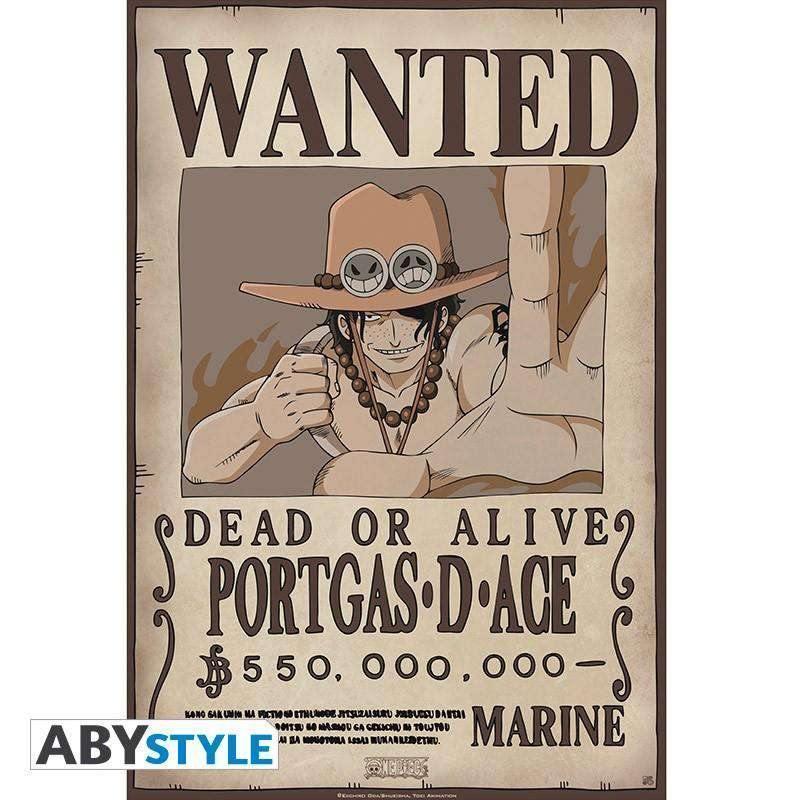 Poster ONE PIECE Wanted Ace Geek Store
