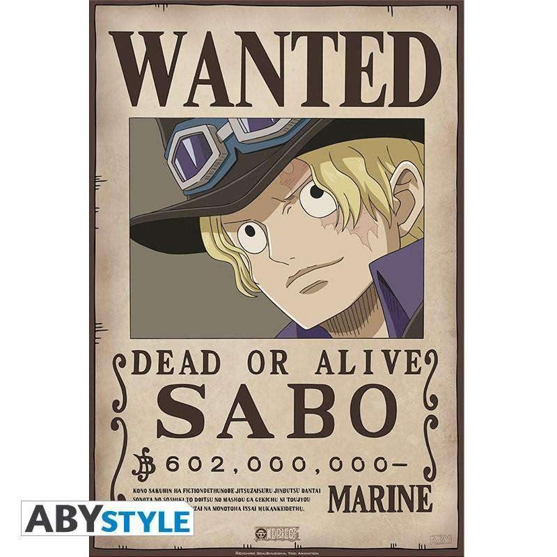 Poster ONE PIECE Wanted Sabo Geek Store