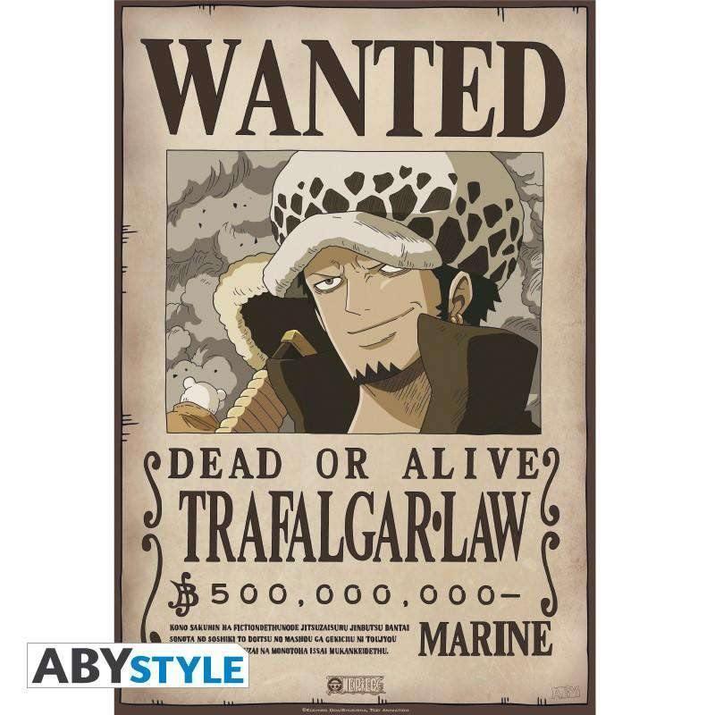 Poster ONE PIECE Wanted Trafalgar Law Geek Store