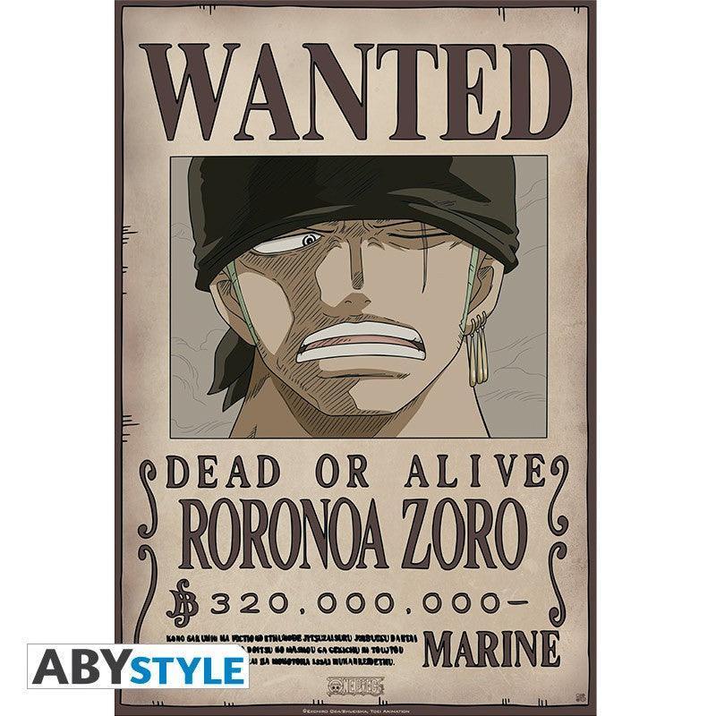 Poster ONE PIECE Wanted Zoro New Geek Store