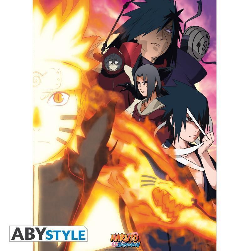 Set 2 Posters Naruto Shippuden Groupes Geek Store