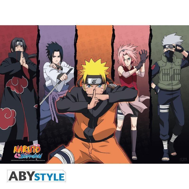Set 2 Posters Naruto Shippuden Groupes Geek Store