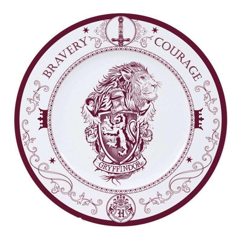 Set de 4 Assiettes Harry Potter Maisons Poudlard Geek Store