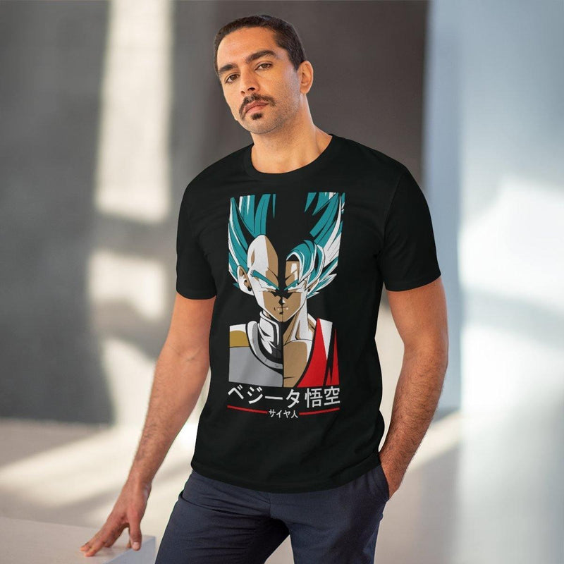 Tshirt Dragon Ball Goku & Vegeta Super Saiyan Blue Geek Store