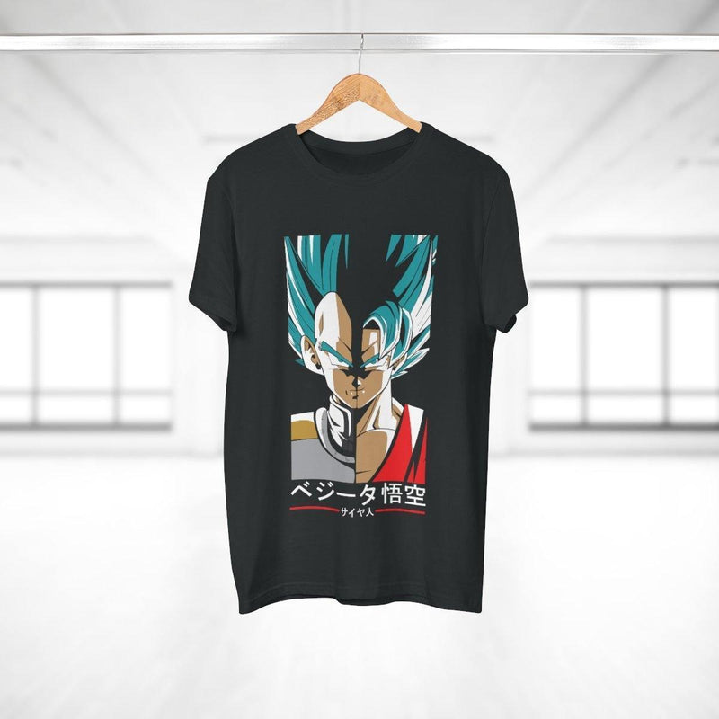 Tshirt Dragon Ball Goku & Vegeta Super Saiyan Blue Geek Store