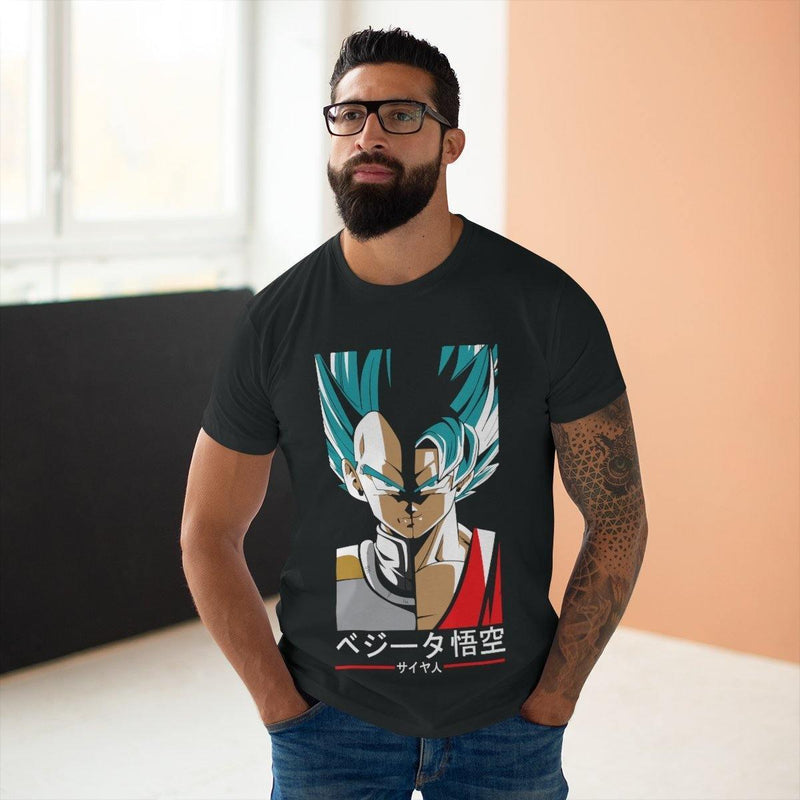 Tshirt Dragon Ball Goku & Vegeta Super Saiyan Blue Geek Store