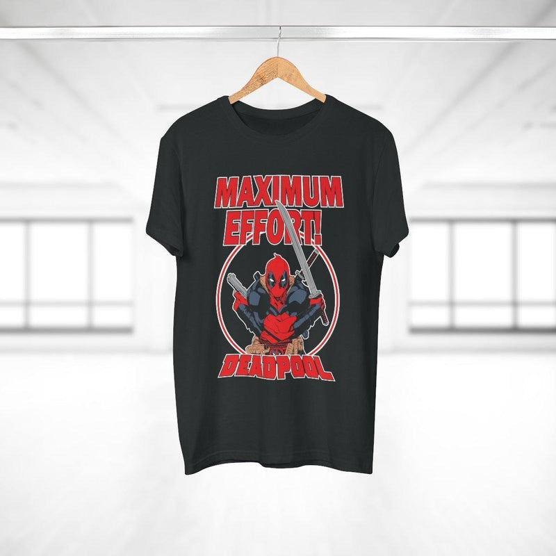 Tshirt Marvel Deadpool Maximum Effort Geek Store