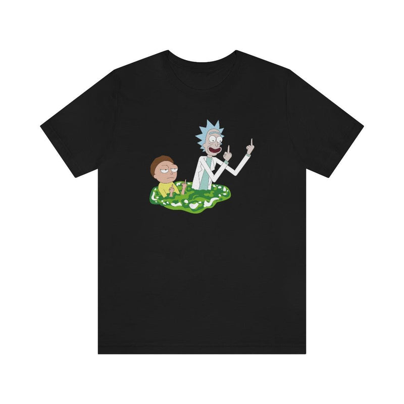 Tshirt Rick and Morty Double Fuck You ! Geek Store