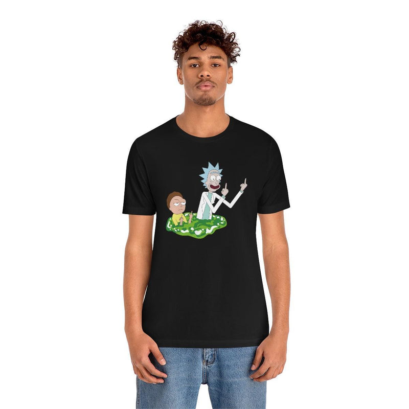 Tshirt Rick and Morty Double Fuck You ! Geek Store