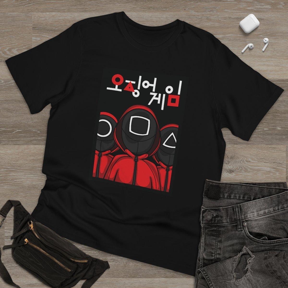 Tshirt Squid Game Carré Rond Triangle