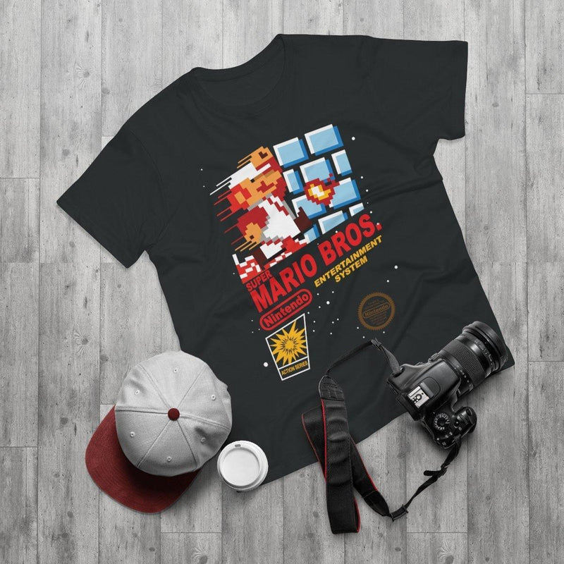 Tshirt Super Mario Bros Cartouche Nes Geek Store