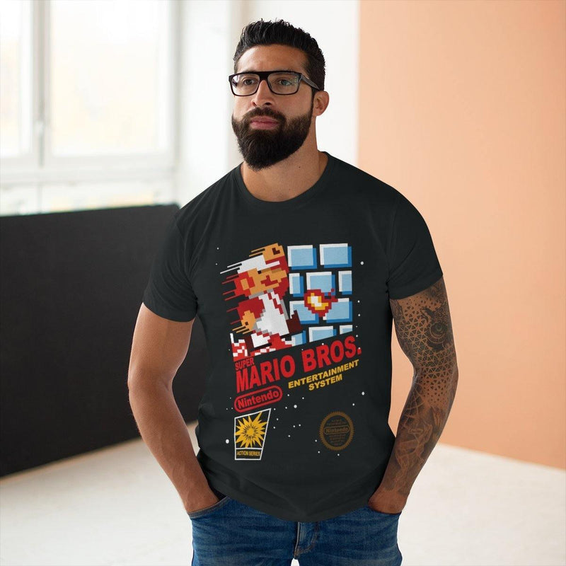 Tshirt Super Mario Bros Cartouche Nes Geek Store