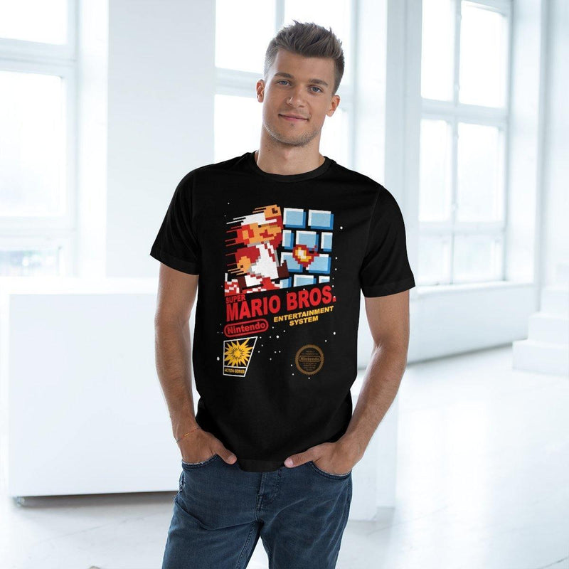 Tshirt Super Mario Bros Cartouche Nes Geek Store